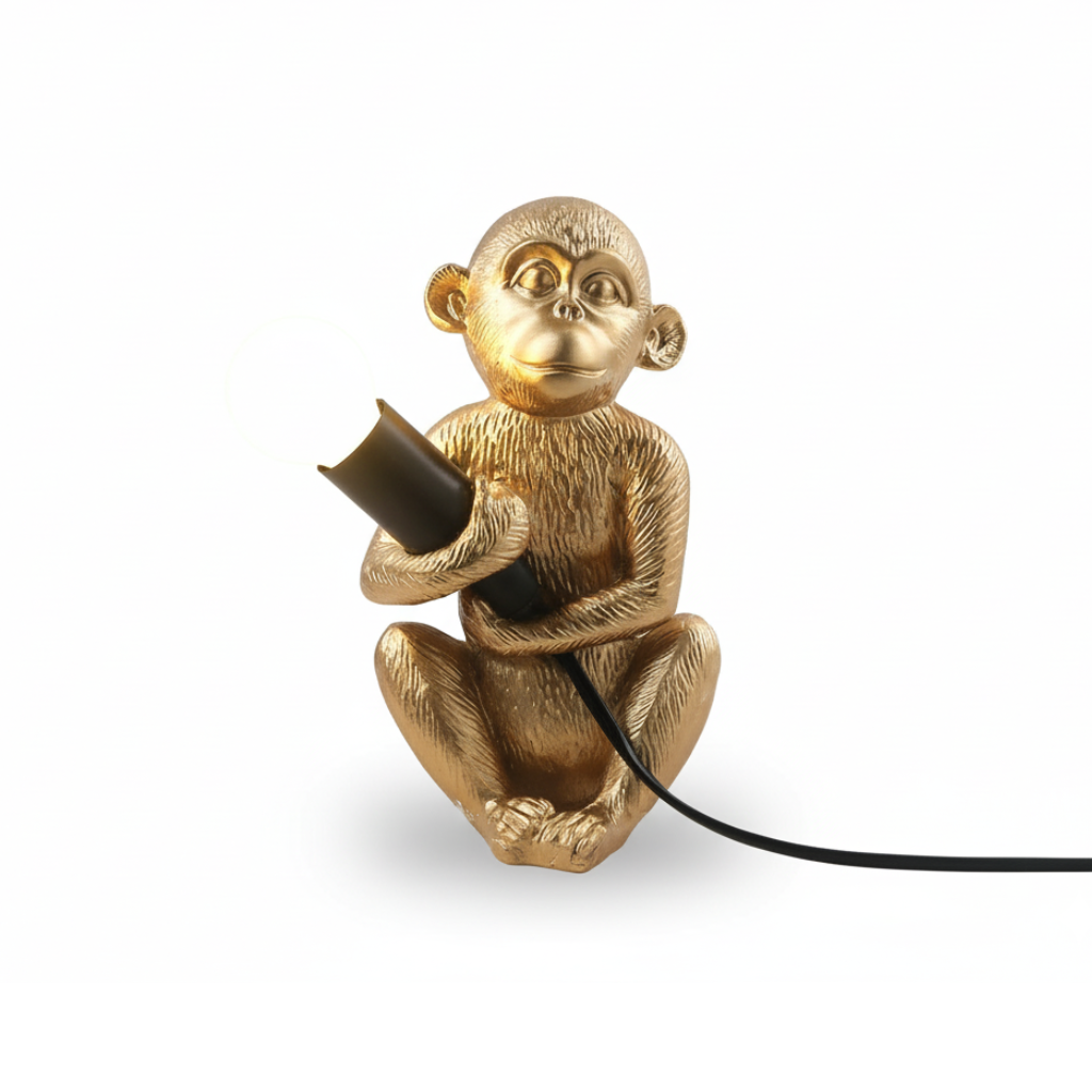 Singe Lampe Résine
