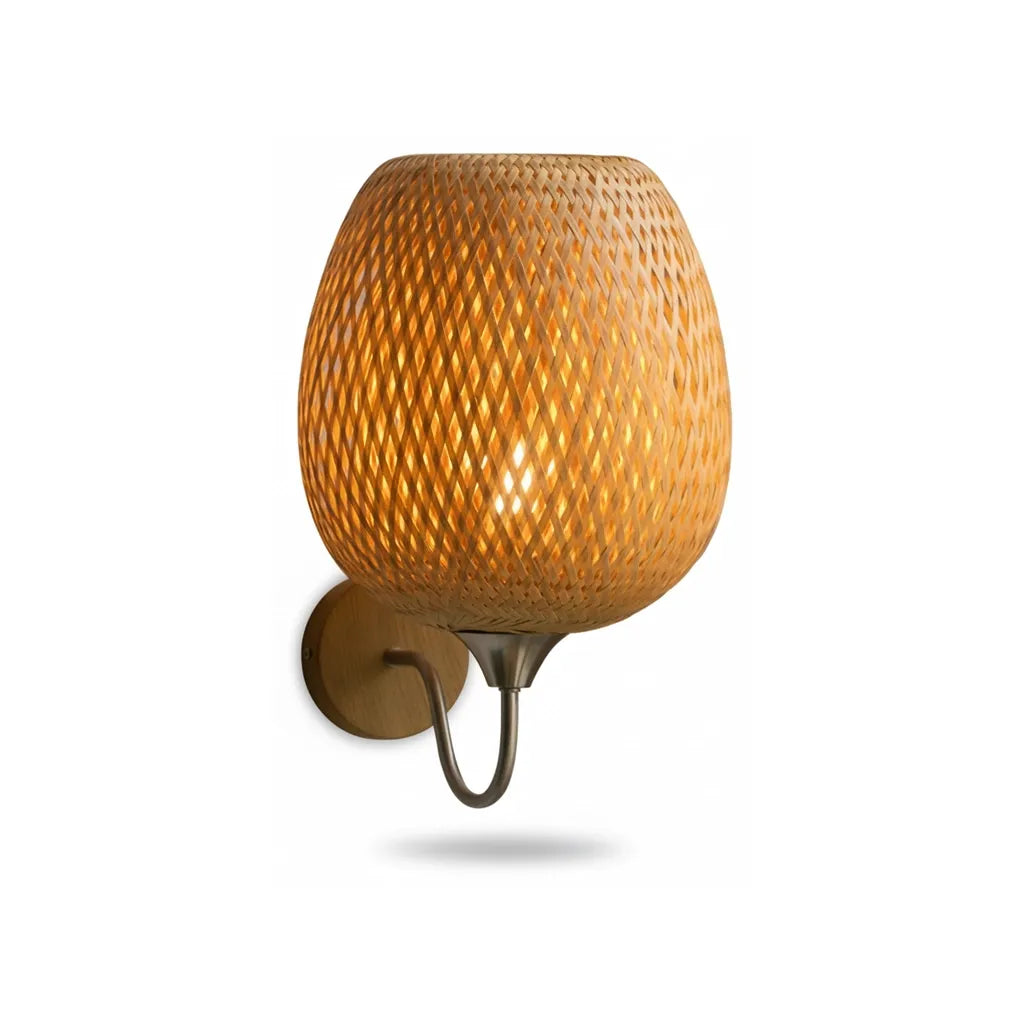 Applique Murale en Rotin