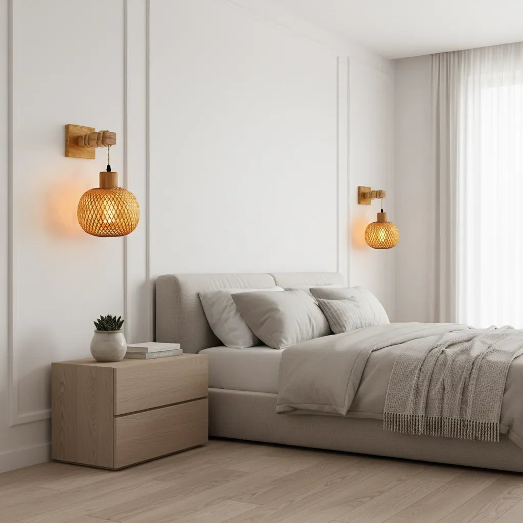 Applique Murale Rotin