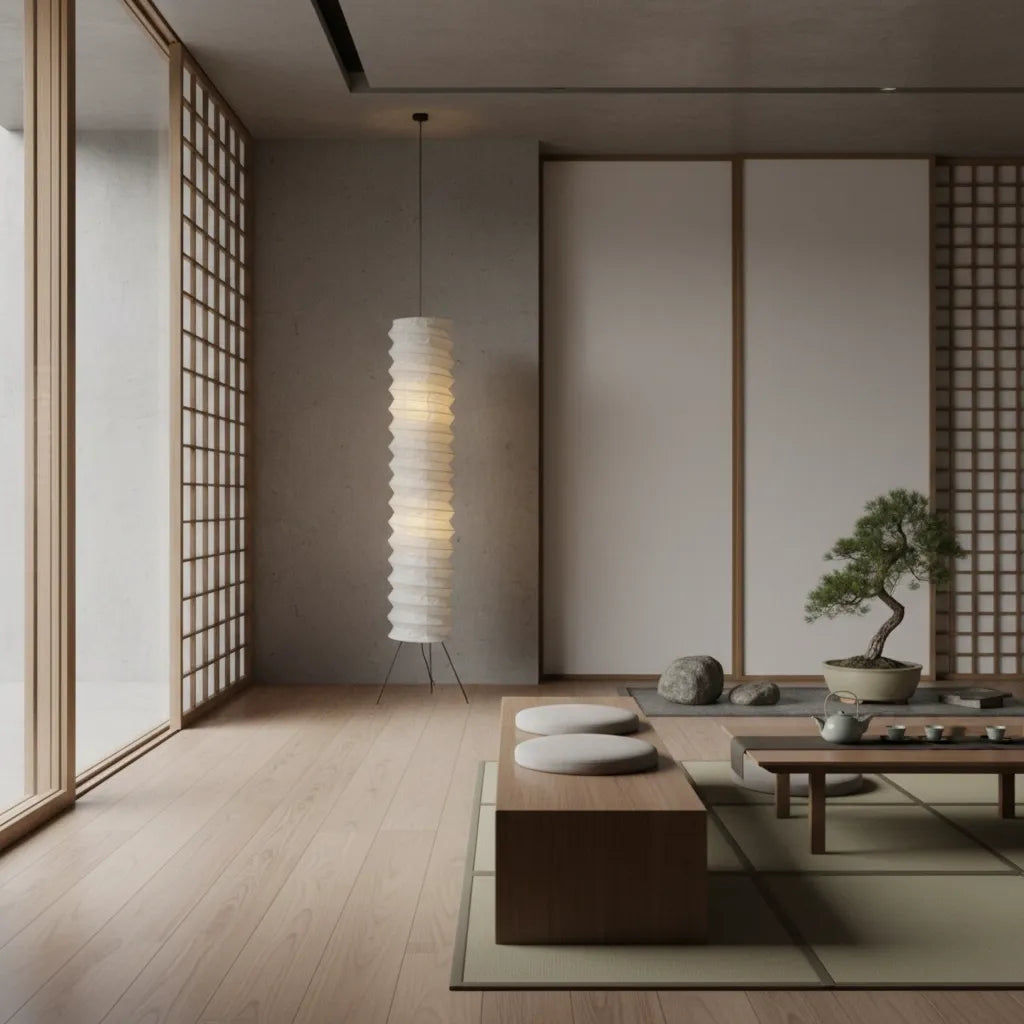 Grande Lampe Japonaise Papier