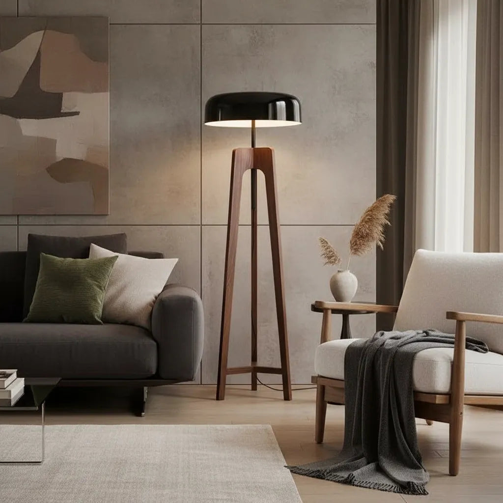 Lampadaire Bois Design