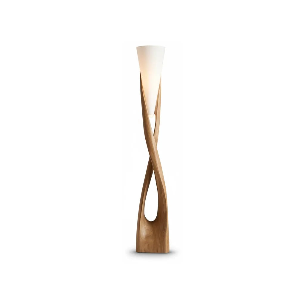 Lampadaire en Bois Design