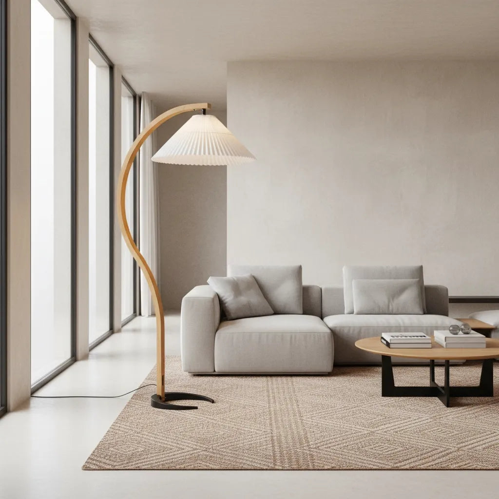 Lampadaire Salon Bois