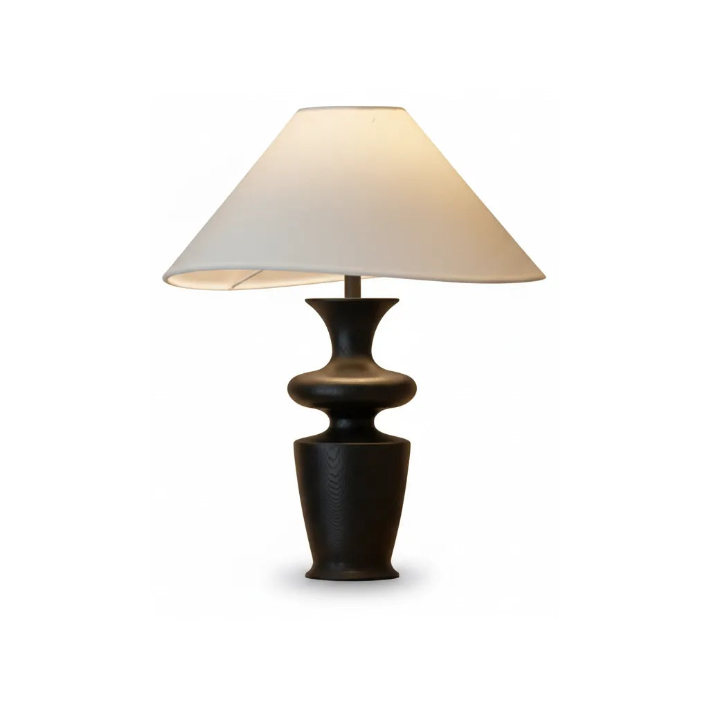 Lampe Bois Noir