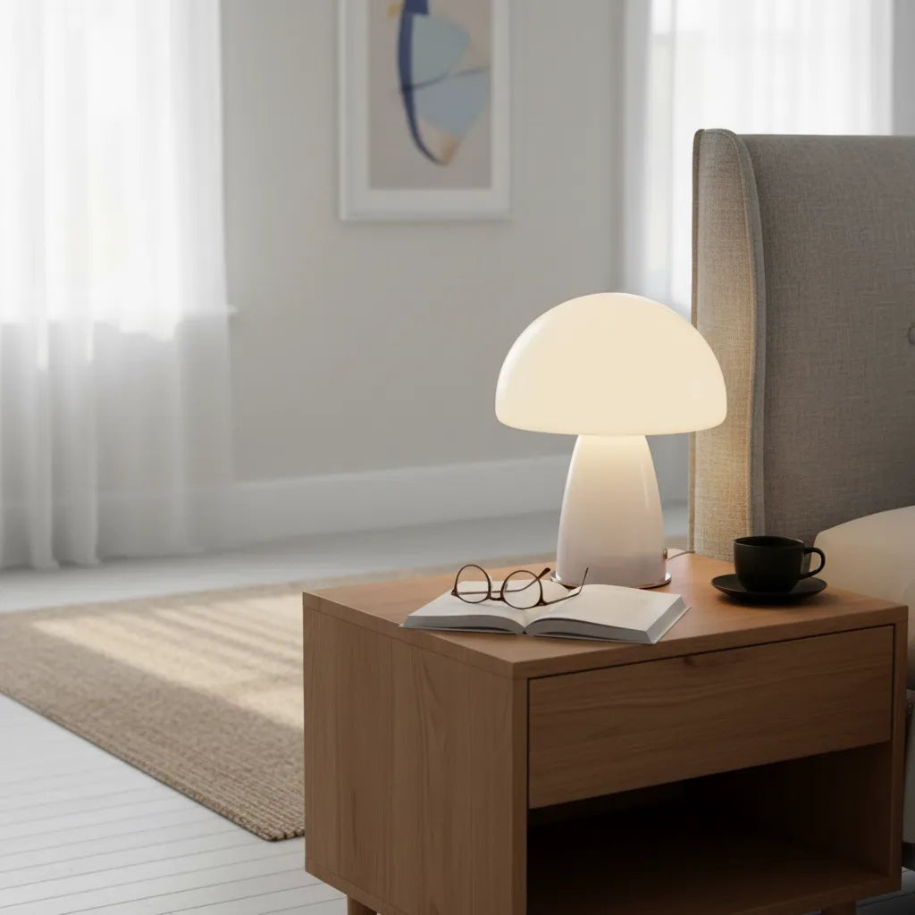 Lampe Champignon Blanc