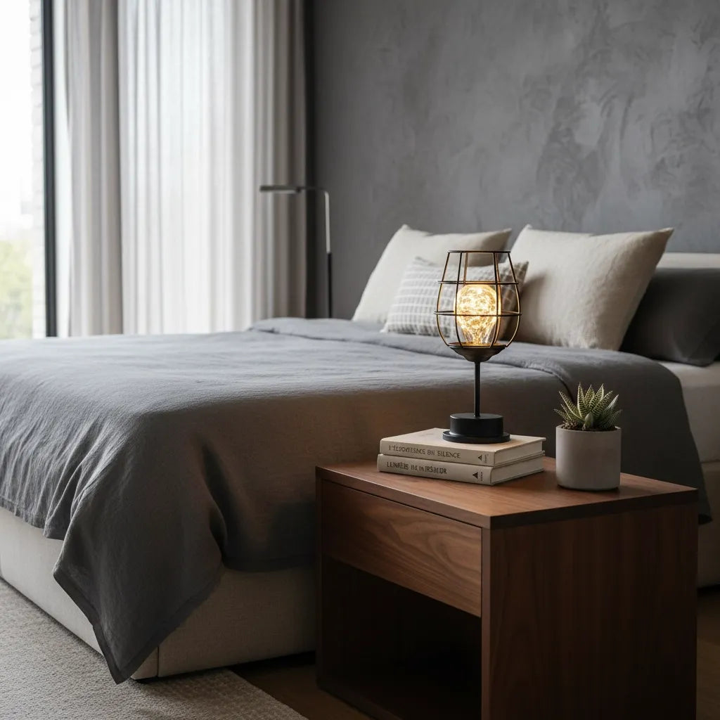 Lampe de Chevet à Pile