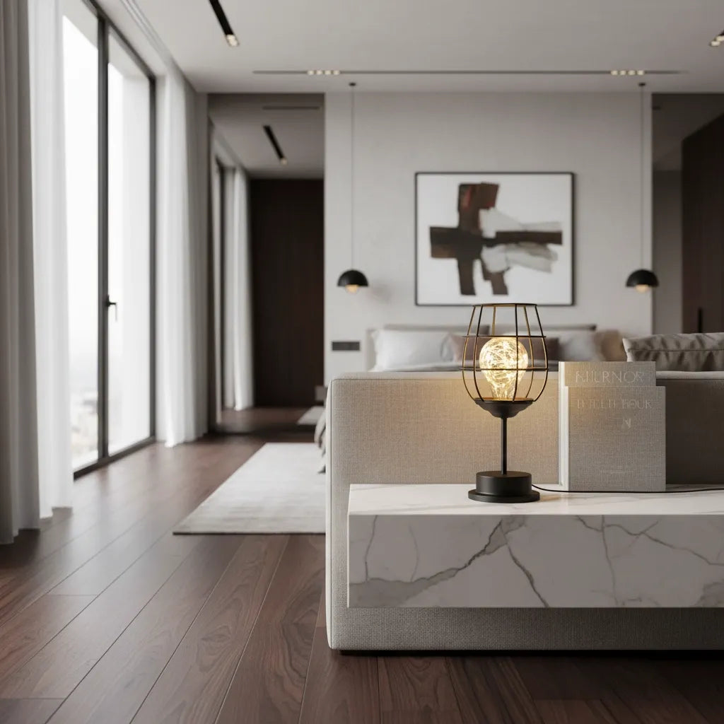 Lampe de Chevet à Pile