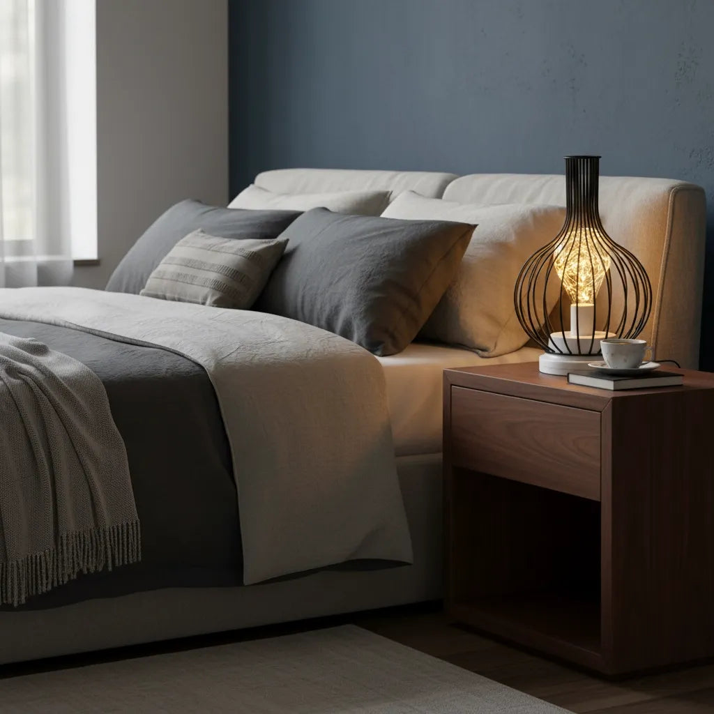 Lampe de Chevet à Pile