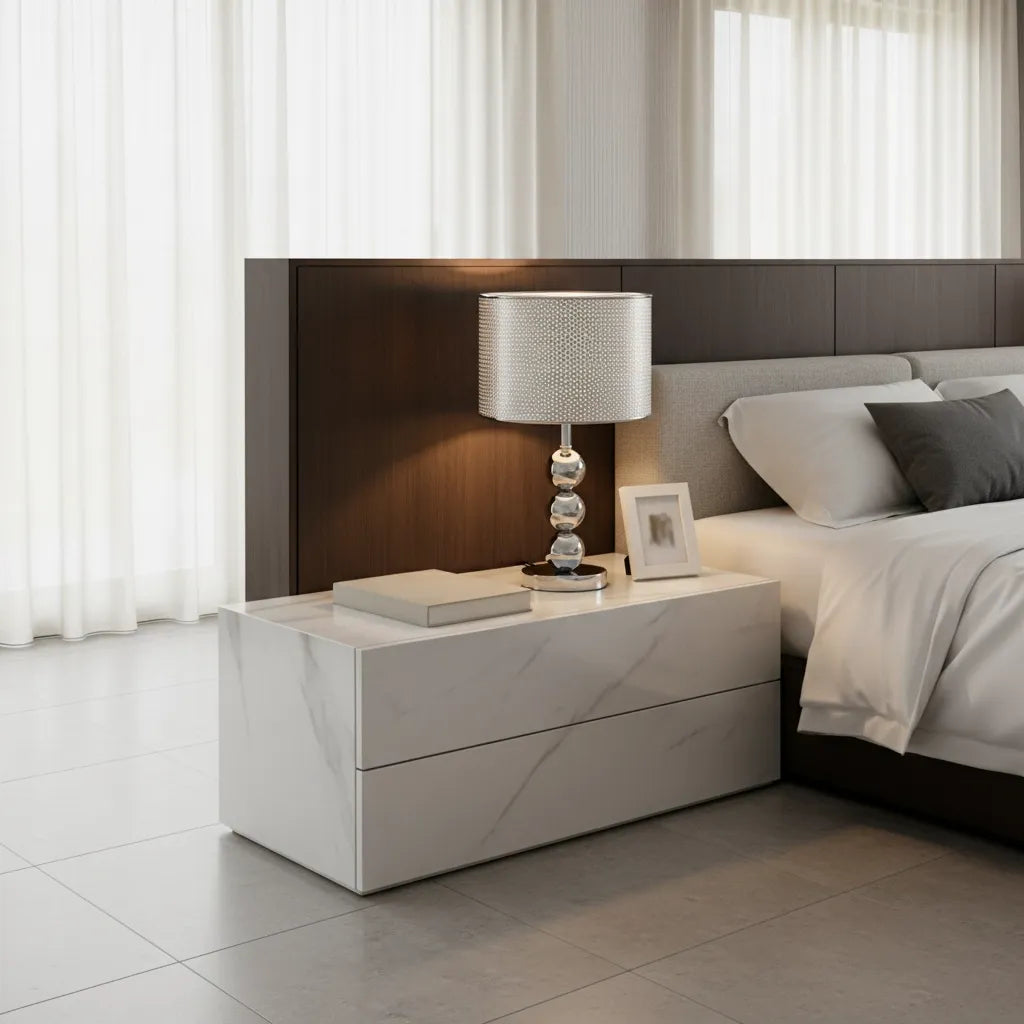 Lampe de Chevet Argent