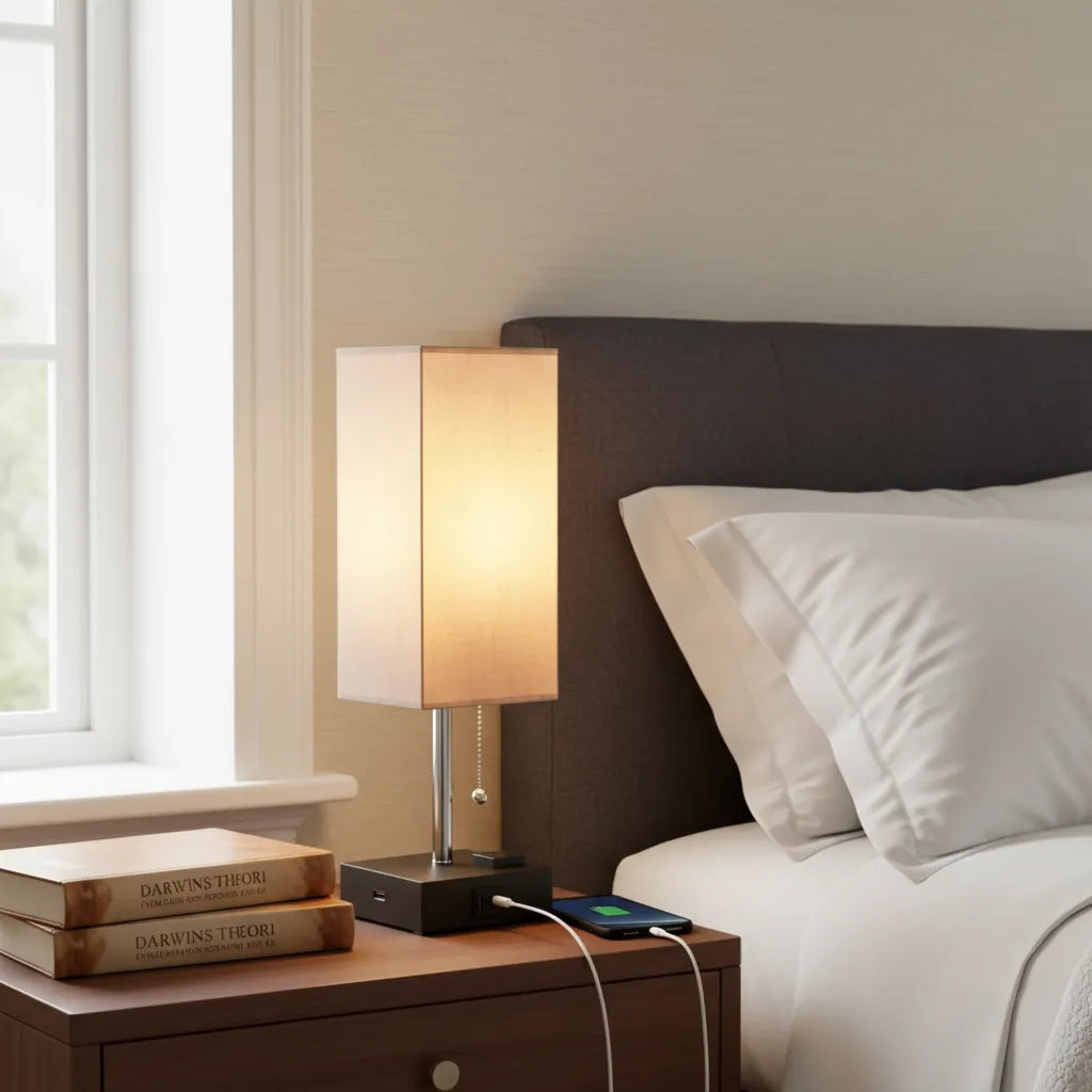 Lampe de Chevet avec Port Usb