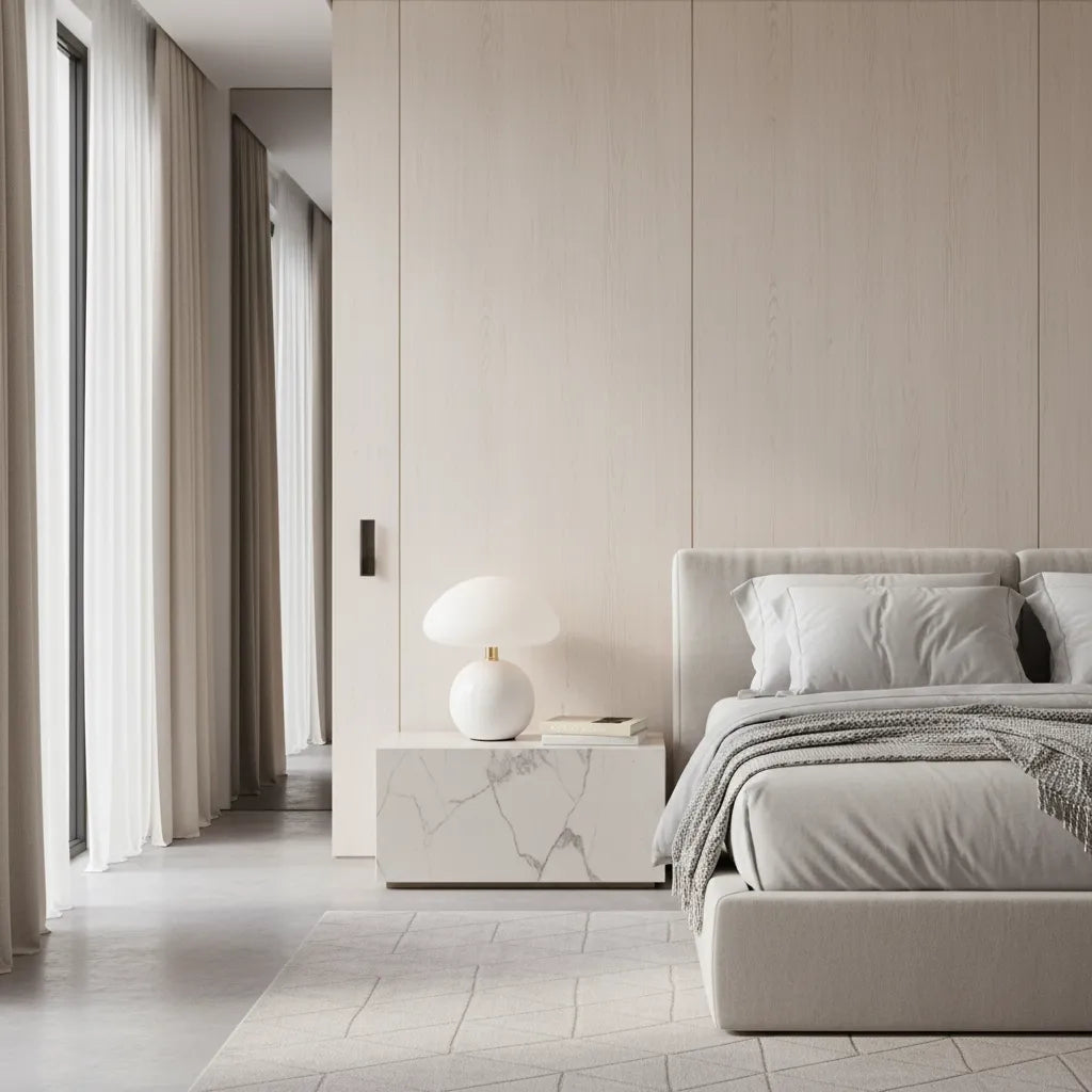 Lampe de Chevet Blanche