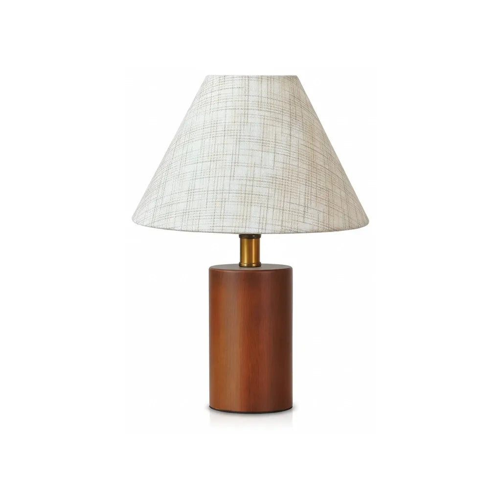 Lampe de Chevet Blanche et Bois