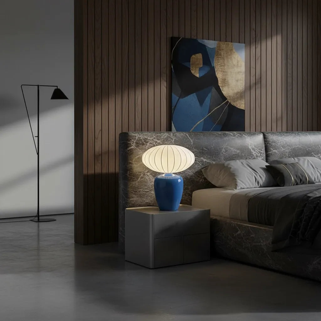 Lampe de Chevet Bleue