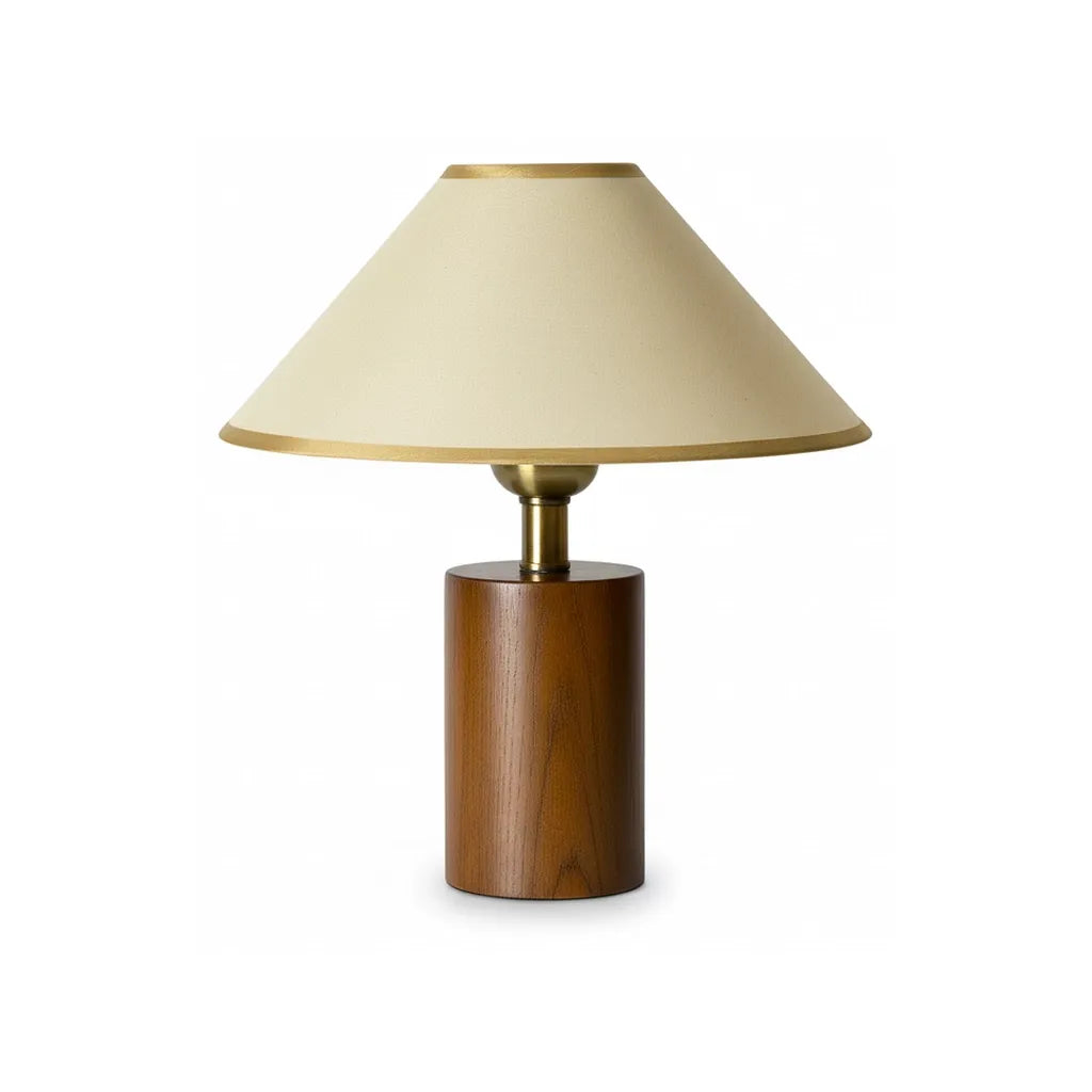 Lampe de Chevet Bois et Lin
