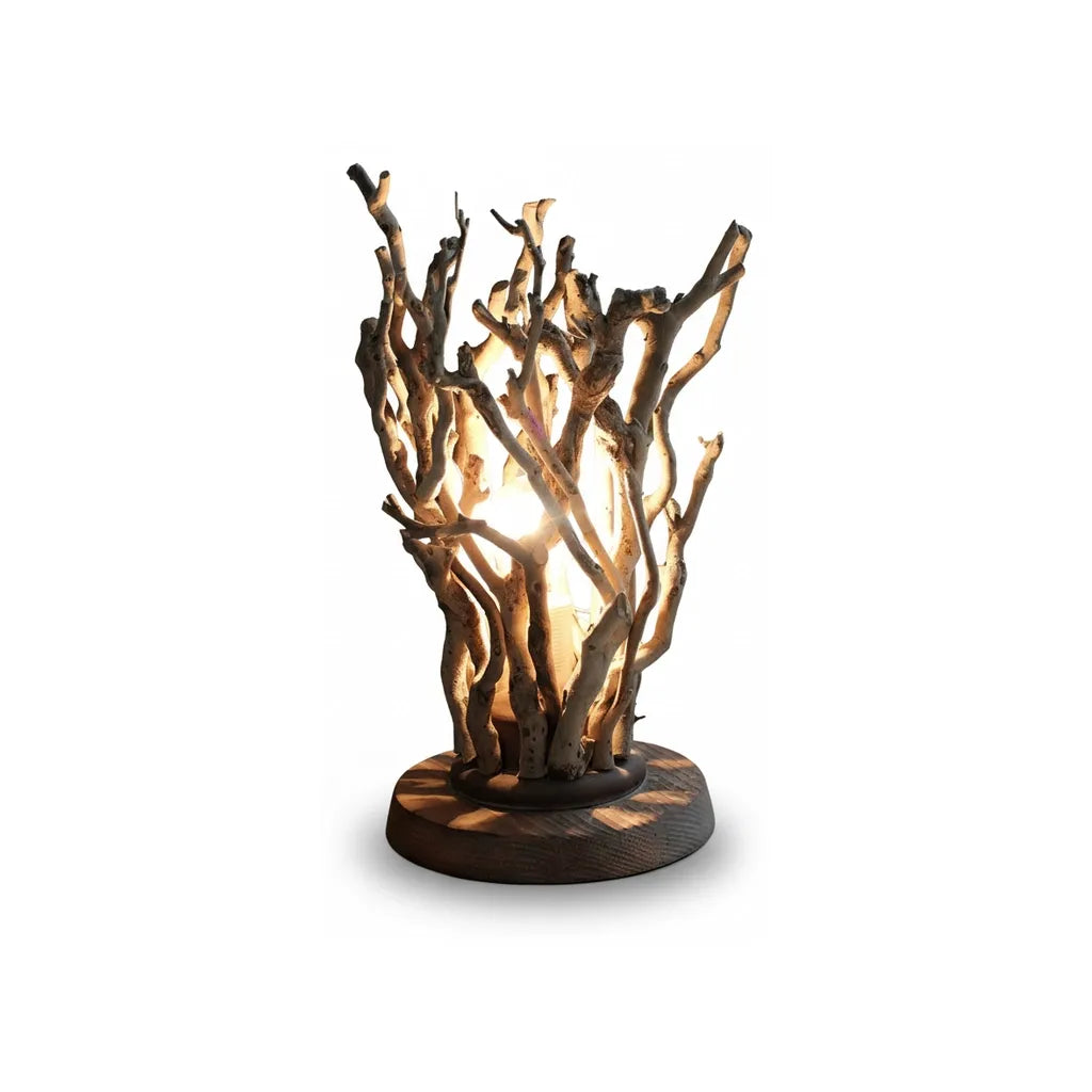 Lampe de Chevet Bois Flotté