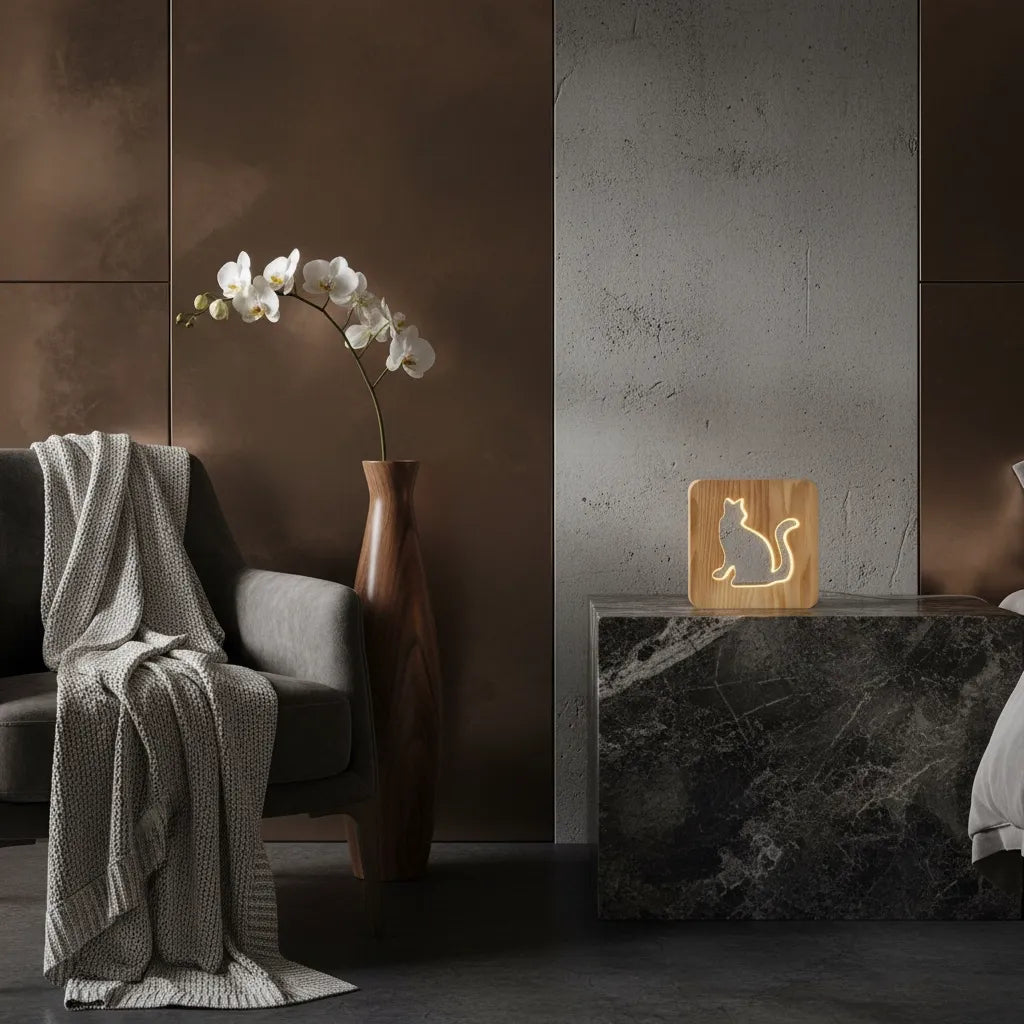 Lampe de Chevet Chat