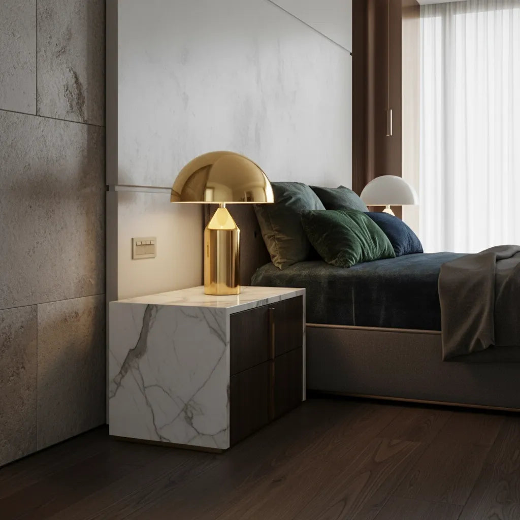 Lampe de Chevet Dorée