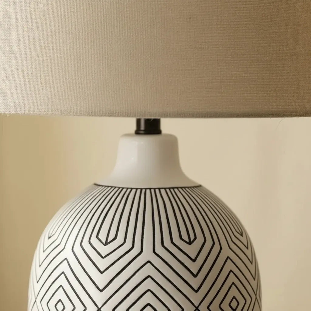 Lampe de Chevet en Céramique