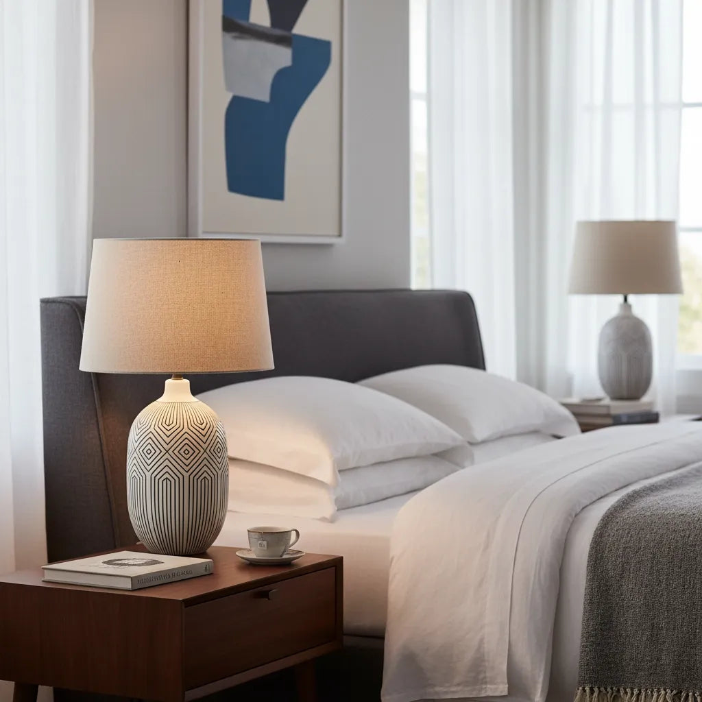 Lampe de Chevet en Céramique