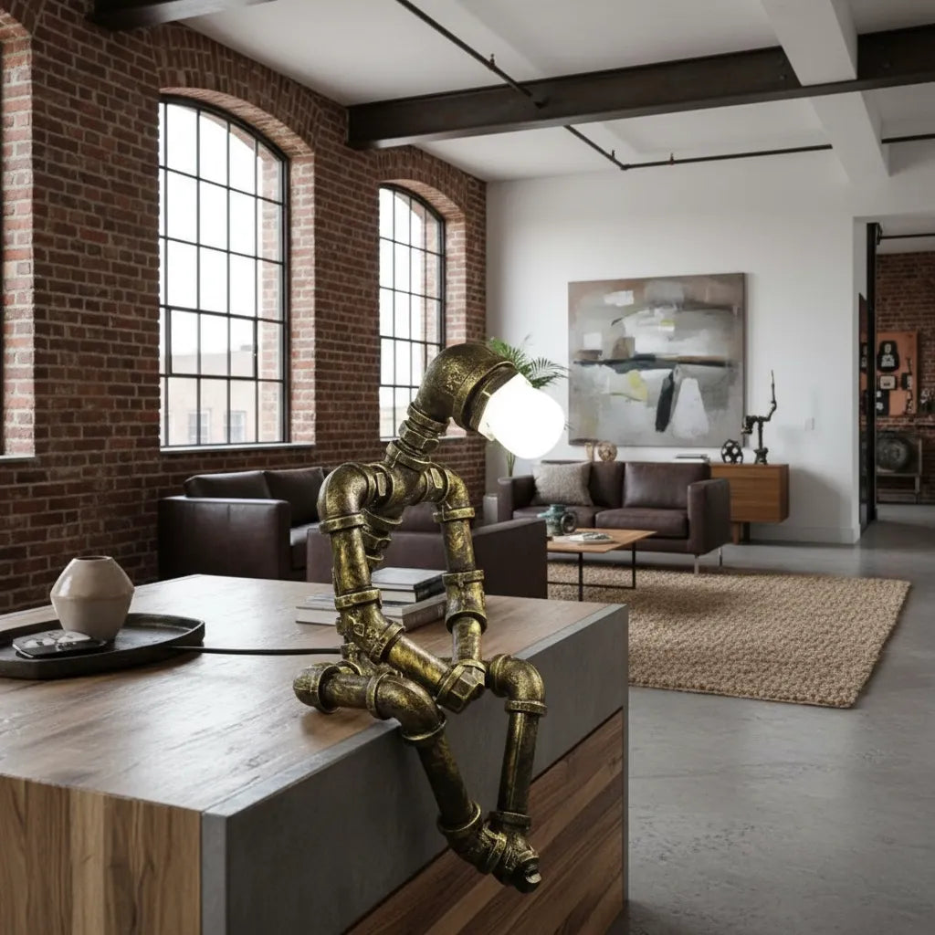 Lampe de Chevet en Fer Forgé