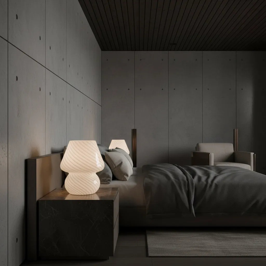 Lampe de Chevet en Verre