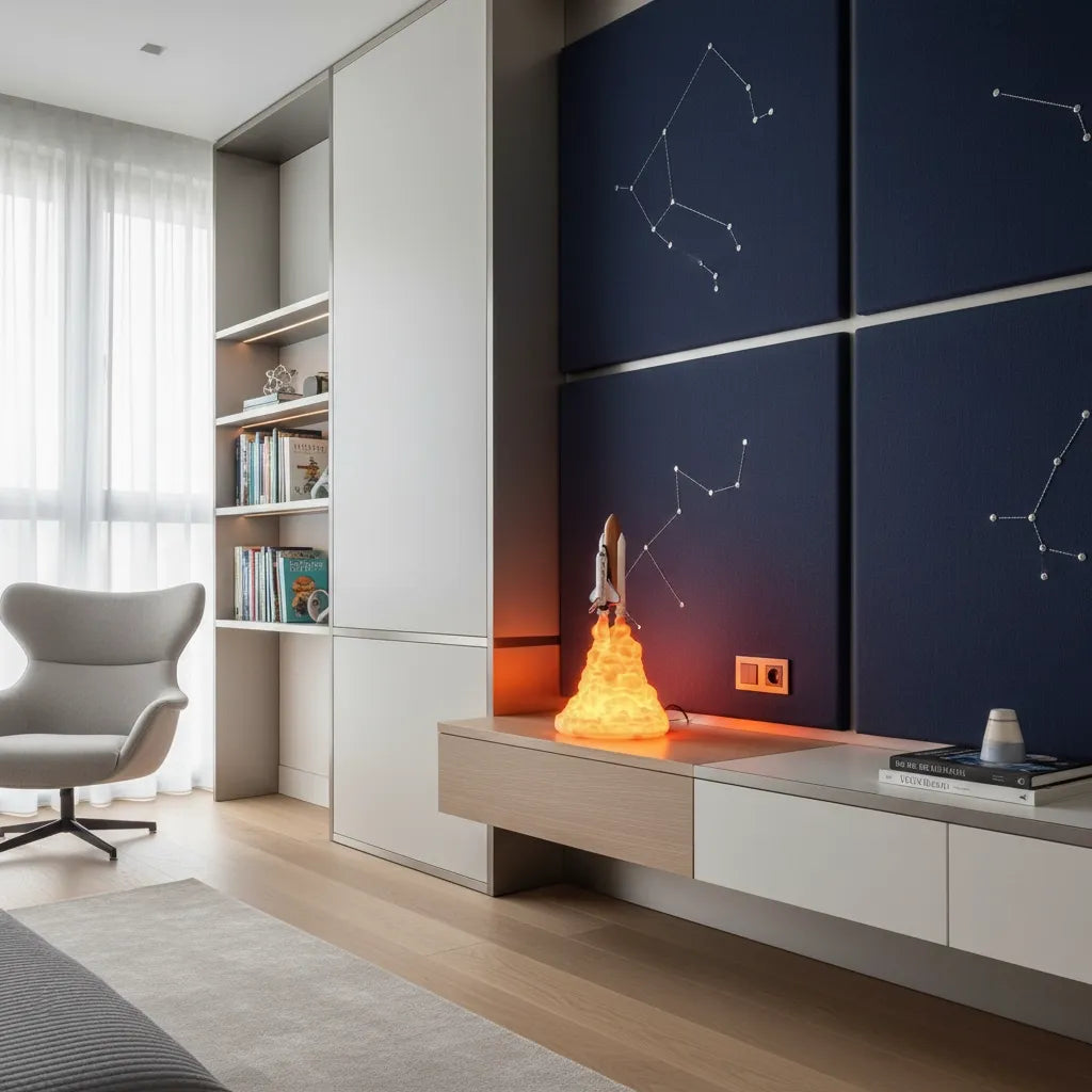 Lampe de Chevet Enfant Fusée