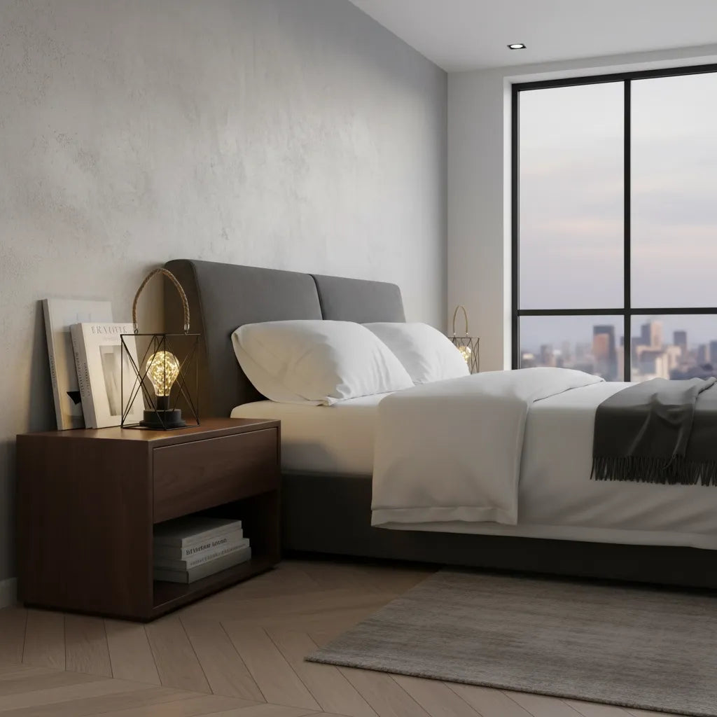 Lampe de Chevet Metal Noir