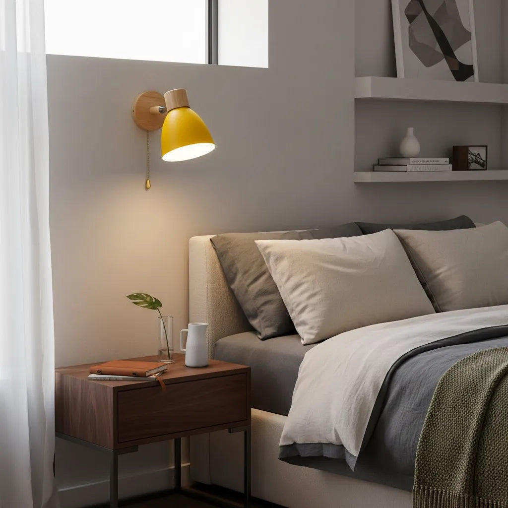 Lampe de Chevet Murale avec Interrupteur