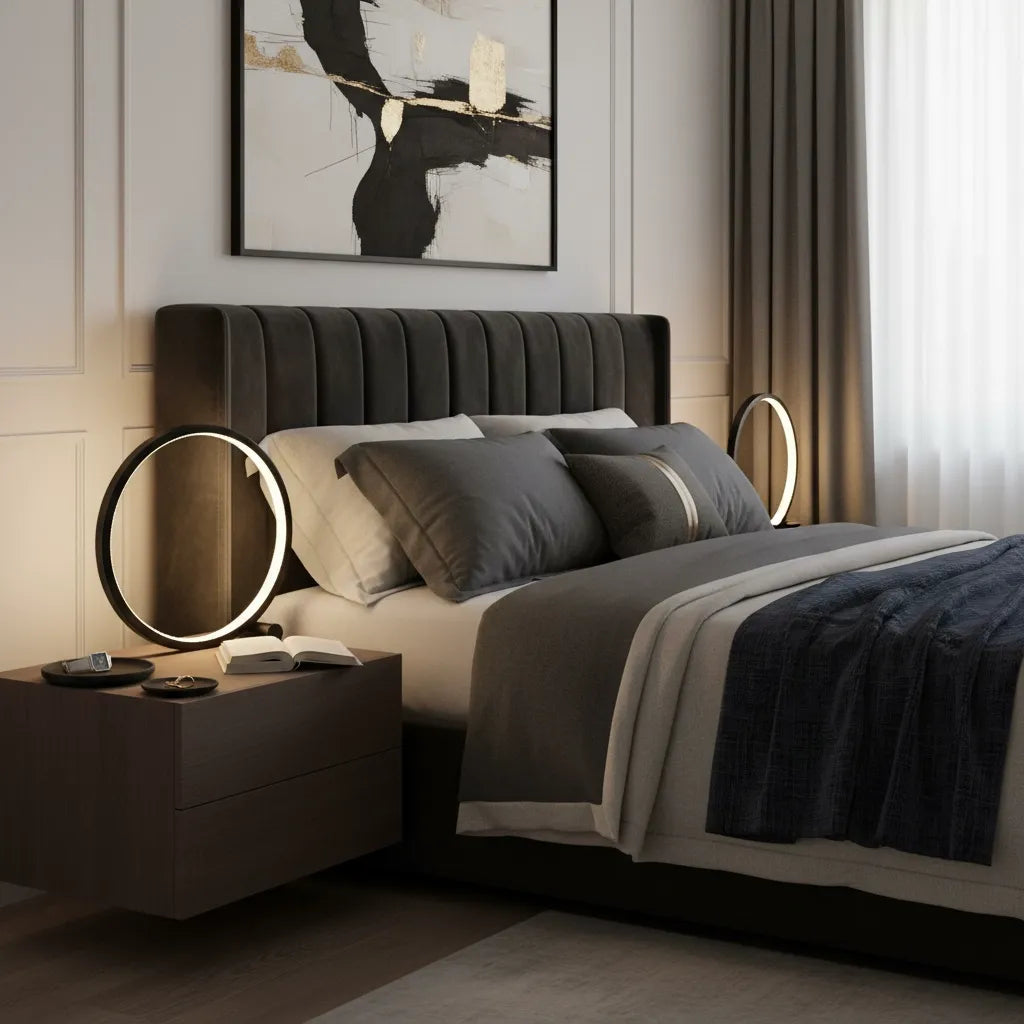 Lampe de Chevet Noire