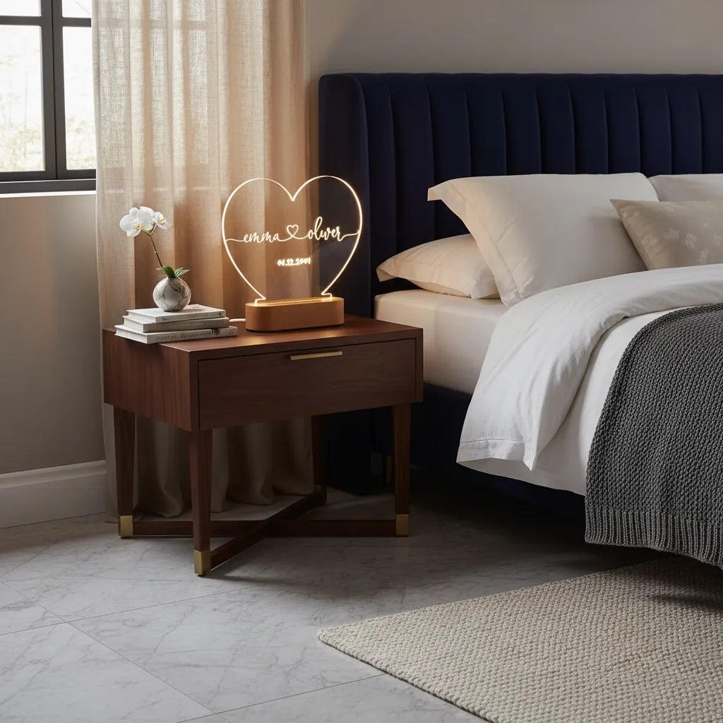 Lampe de Chevet Personnalisé Prénom