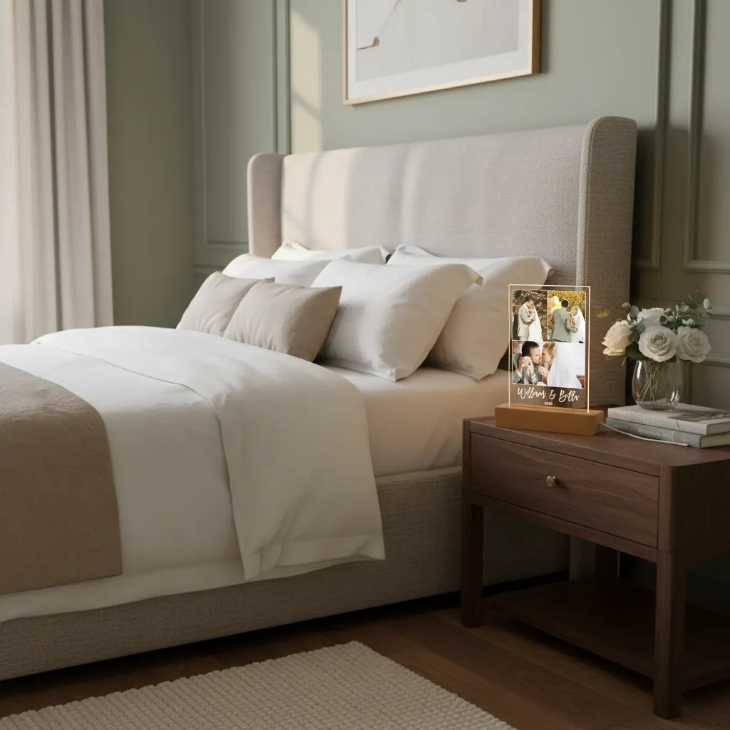 Lampe de Chevet Personnalisée avec Photo