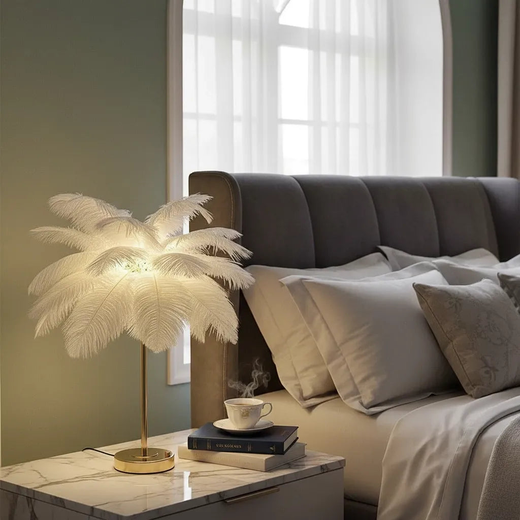 Lampe de Chevet Plume