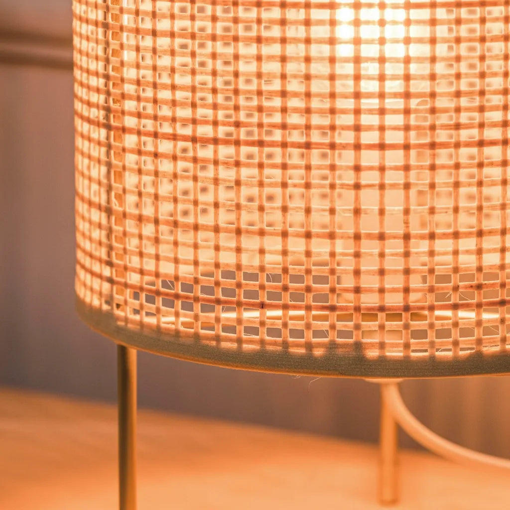 Lampe de Chevet Rotin
