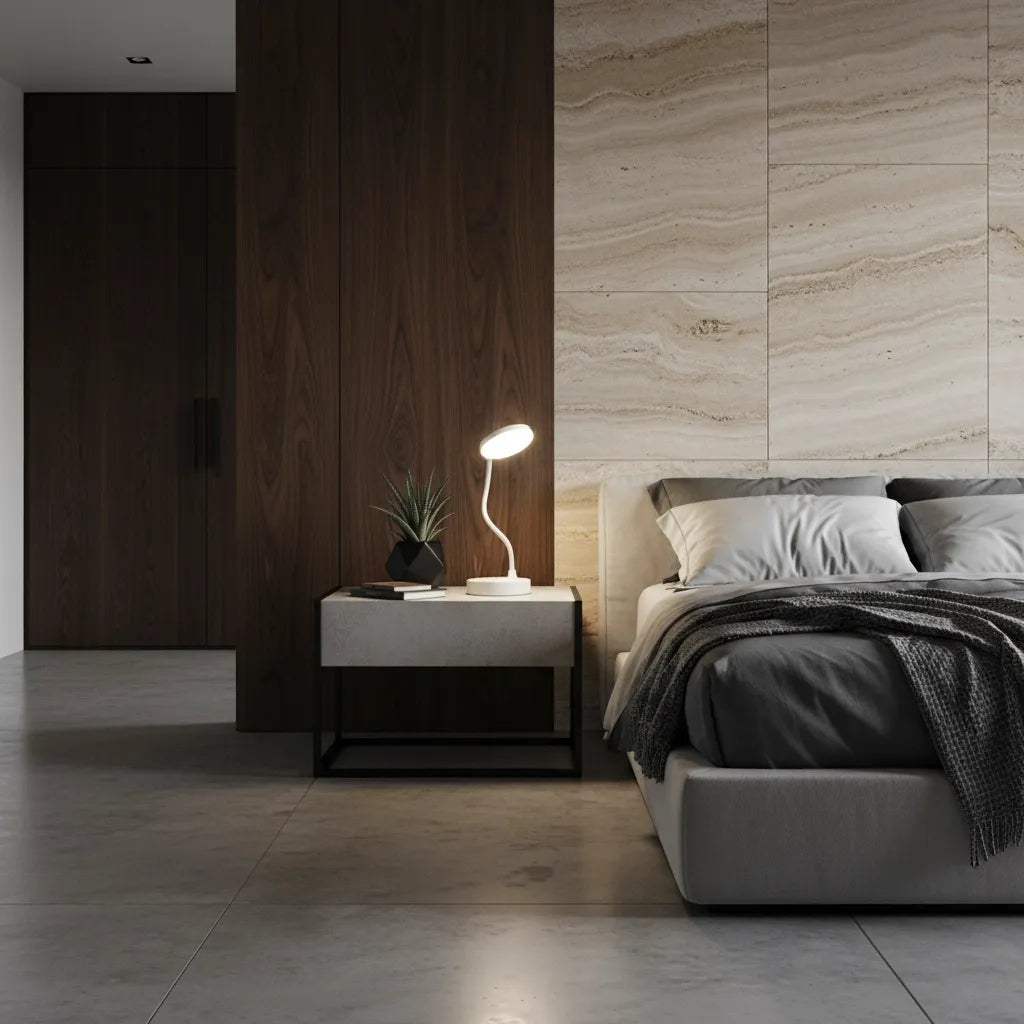 Lampe de Chevet Tactile Blanche