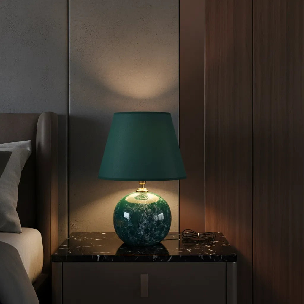 Lampe de Chevet Vert Émeraude