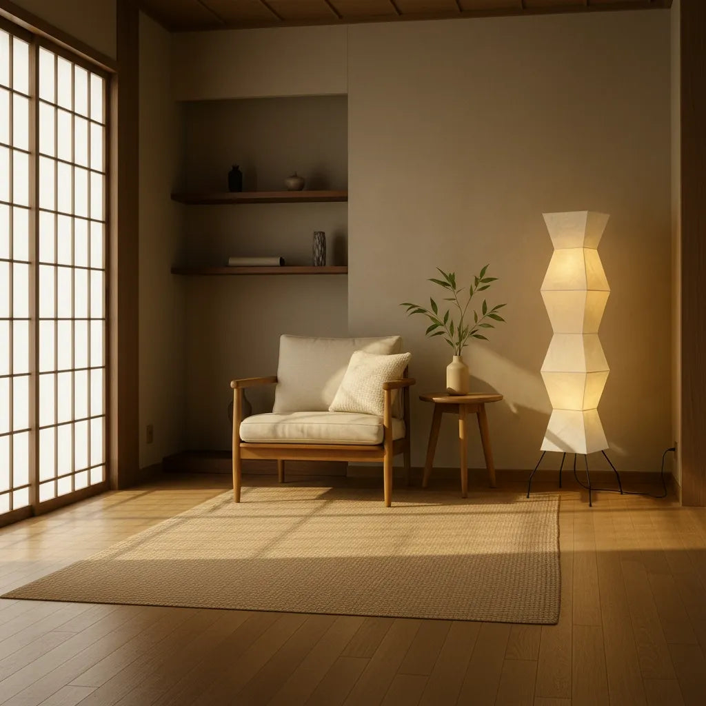 Lampe en Papier de Riz