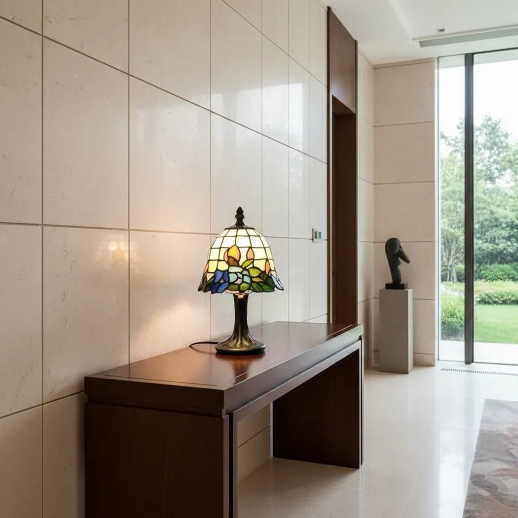 Lampe en Vitrail Tiffany