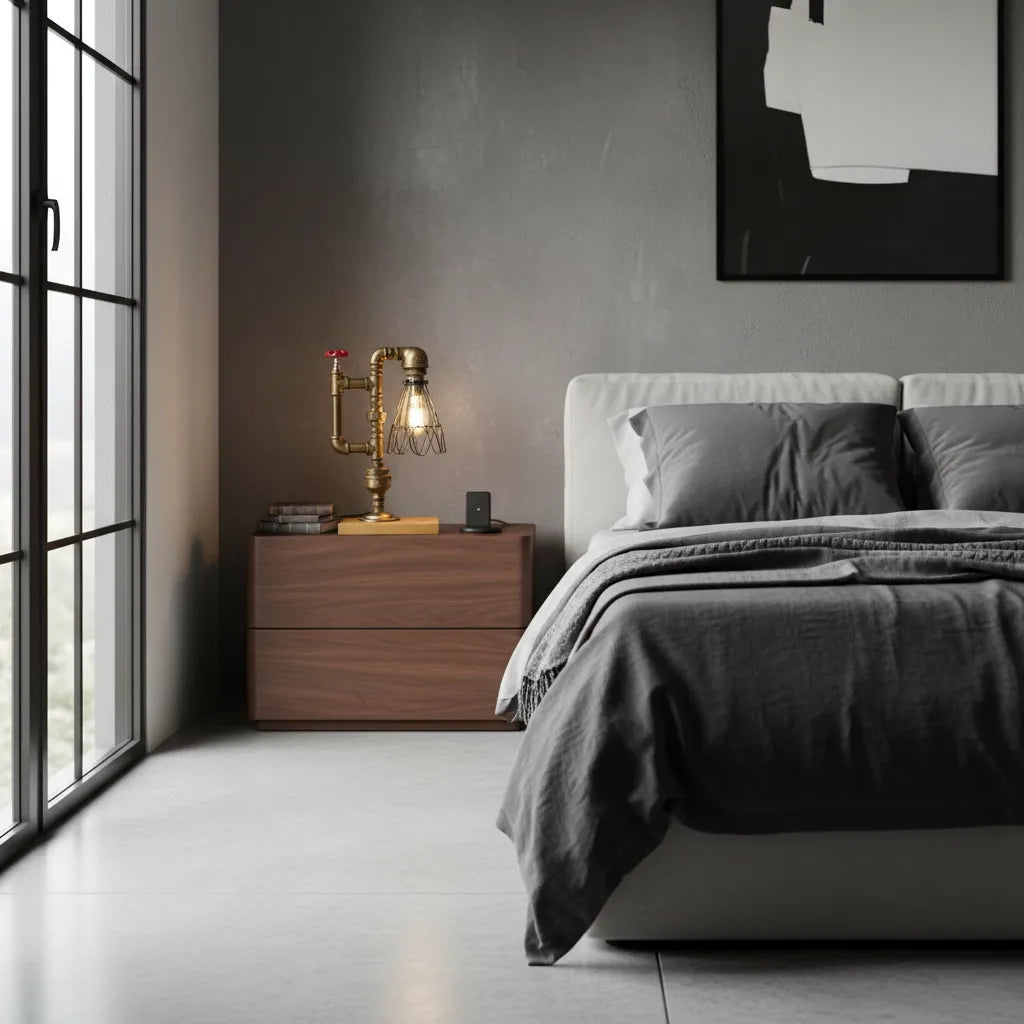 Lampe Industrielle de Chevet