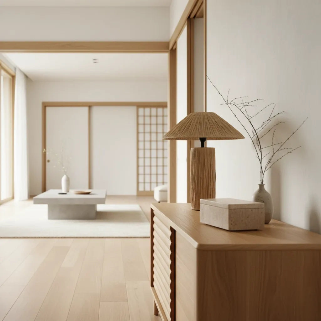 Lampe Japonaise Vintage