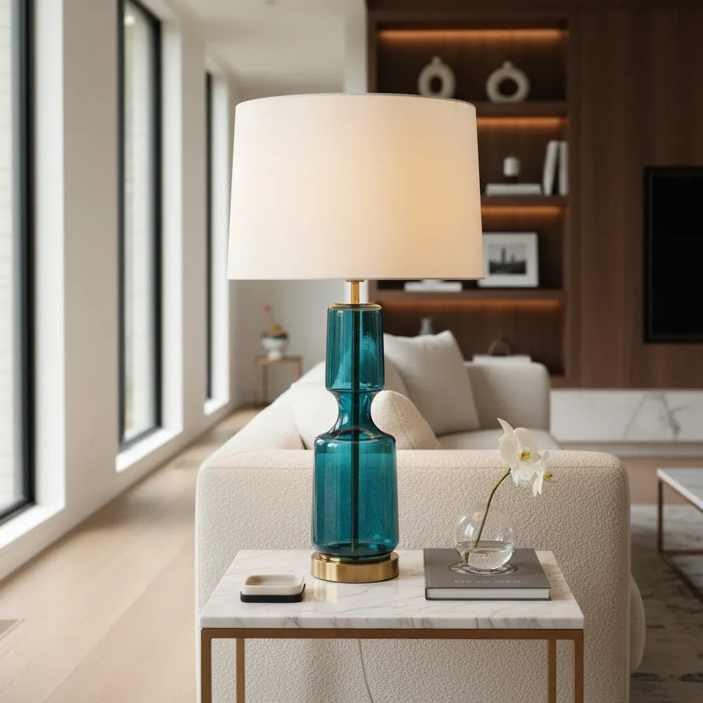 Lampe Minimaliste en Verre