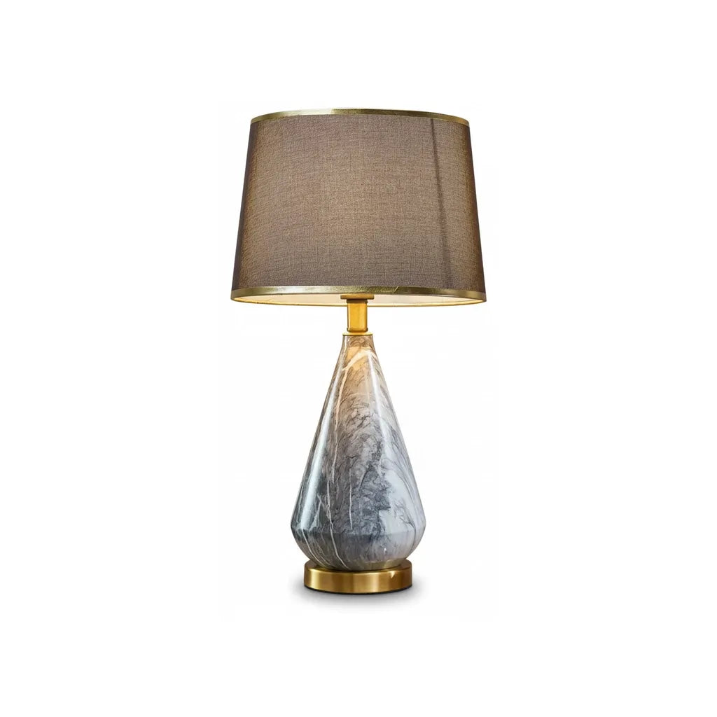 Lampe Pied Marbre Vintage