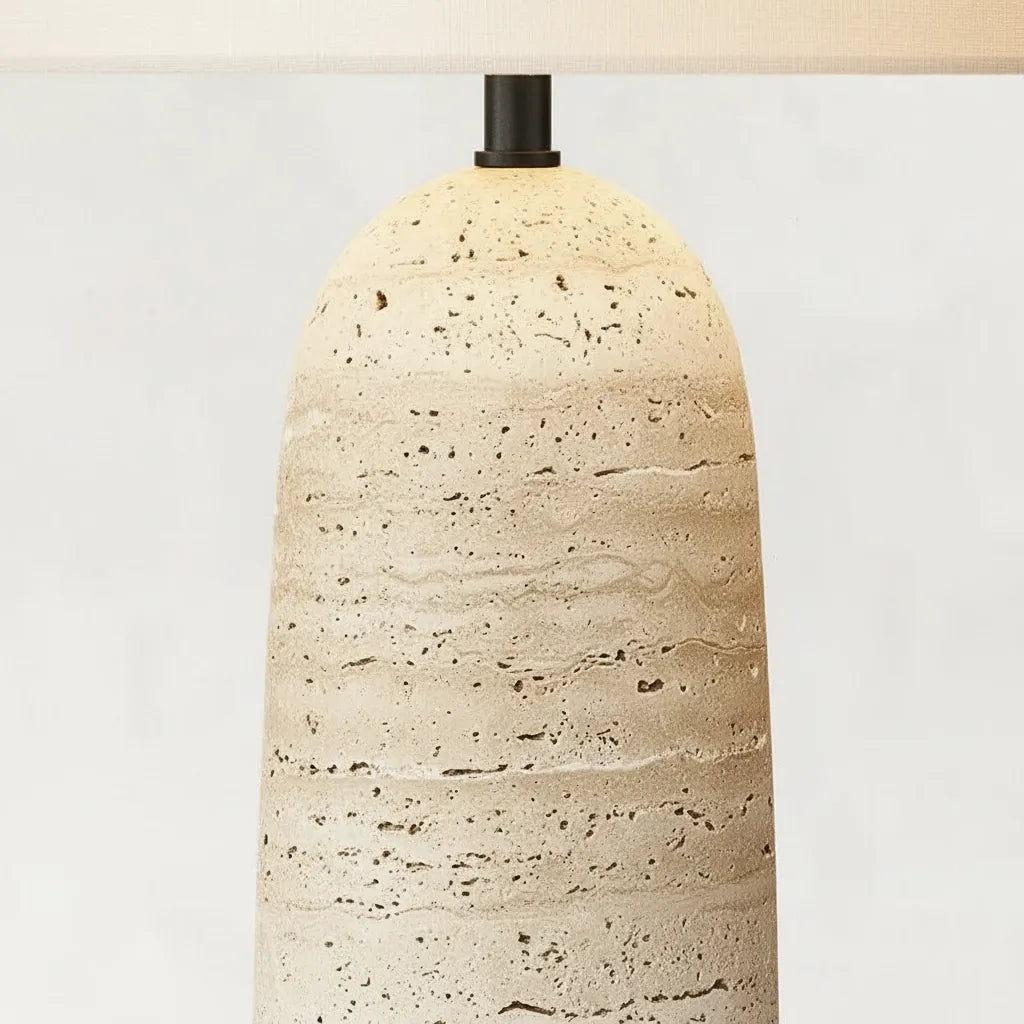 Lampe Pied Travertin
