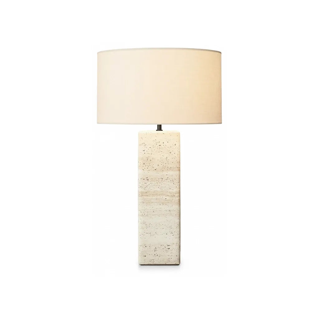 Lampe Pied Travertin