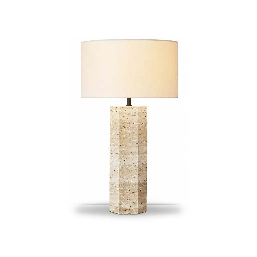 Lampe Pied Travertin