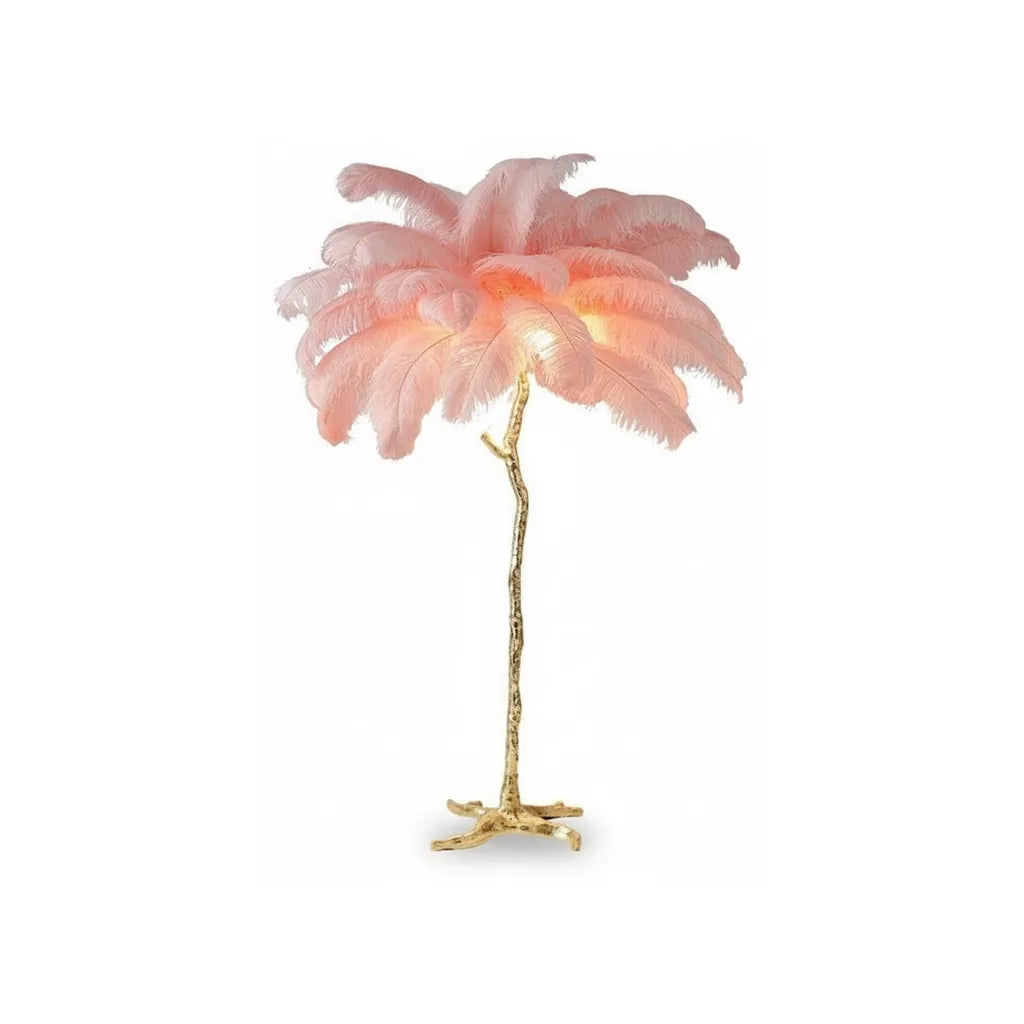 Lampe Plume d'Autruche