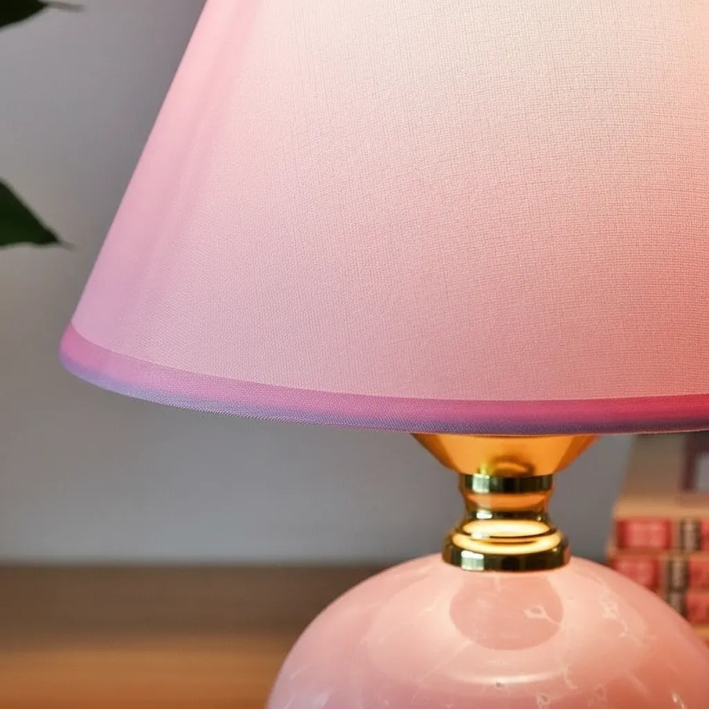 Lampe Rose de Chevet