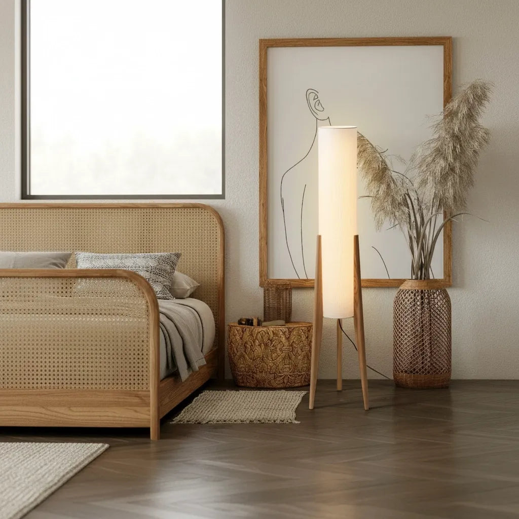 Lampe sur Pied Japonaise