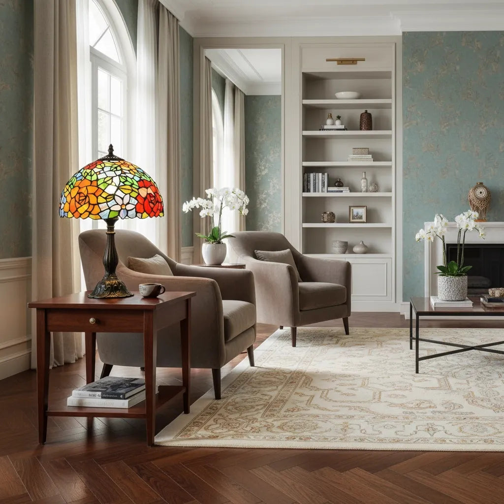 Lampe Tiffany Éclat Floral