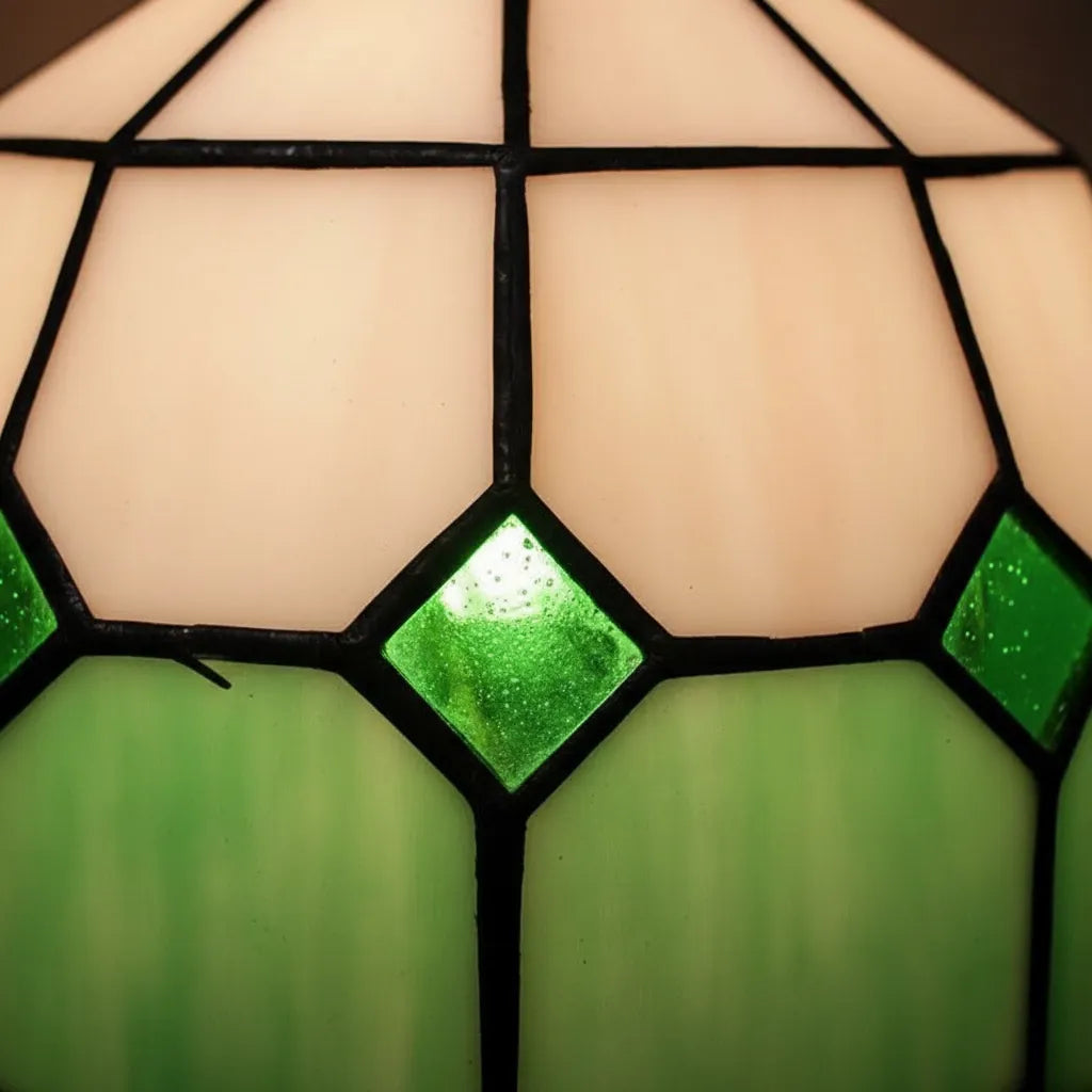 Lampe Tiffany Émeraude Élégance