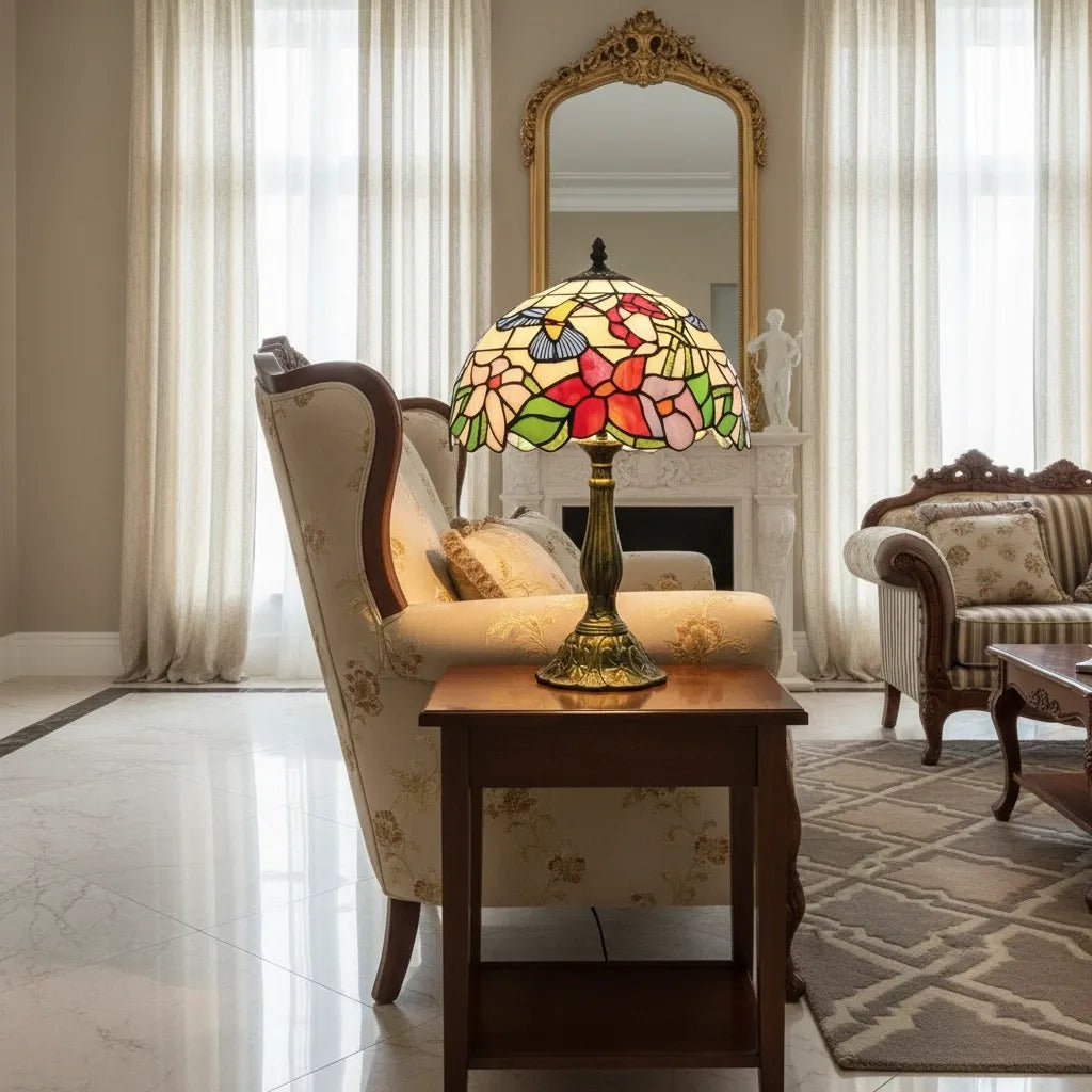 Lampe Tiffany Floraison